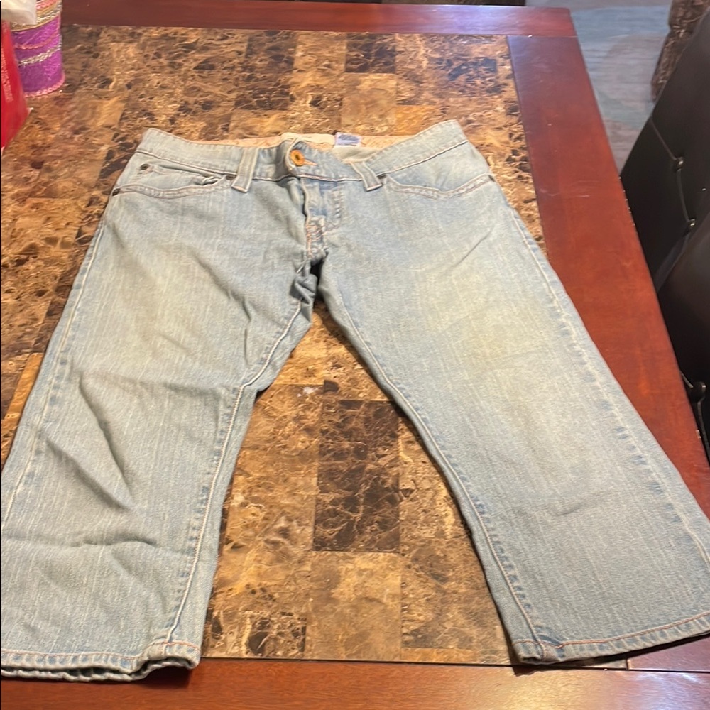 Classic Blue Capri Jeans